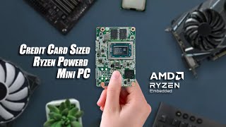 A Credit Card Sized Ryzen Mini PC This Powerful SBC Fits In The Palm Of Your Hand [upl. by Nawud]