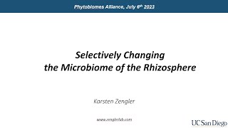 Selectively Changing The Microbiome Of The Rhizosphere [upl. by Ahsac56]