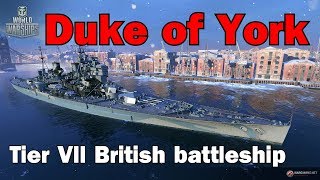 Duke of York  Supertest  NEW premium  stats and Pics  World of Warships [upl. by Kendyl353]