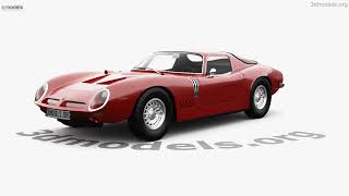 Bizzarrini GT Strada 5300 1964 3D model by 3DModelsorg [upl. by Rema]