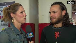 Brandon Crawford Discusses His AllStar Experience [upl. by Dupin409]