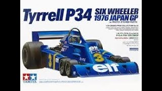 Tyrell P34 Six Wheeler 1976 Japan GP Tamiya 120 Unboxing [upl. by Ellison460]