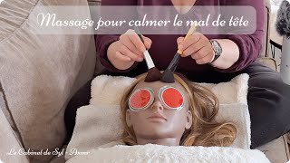 ASMR FR  Massage pour calmer le mal de tête chuchotement [upl. by Larkin]