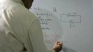 Find the frequency at which the capacitive reactance of a 10 μF capacitor equals the inductive [upl. by Murial]