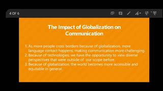 Purposive Communication Communication and Globalization [upl. by Fougere]