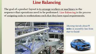 Process selection and facility layout Part 4 Intro Line Balancing [upl. by Sedgewinn]