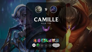 Camille Top vs Jax  KR Master Patch 1324 [upl. by Nawuq]