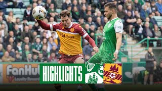 Highlights Hibernian 1 Motherwell 2  William Hill Premiership [upl. by Gove536]