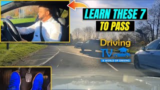 LEARN THESE 7 TO AVOID FAILING  To Pass Driving Test Learn These 7 The Bonus [upl. by Absa]