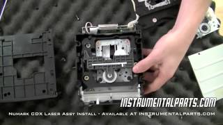 Numark CDX CD Drive Transport Laser Assembly Install  Instrumentalpartscom [upl. by Alejna]