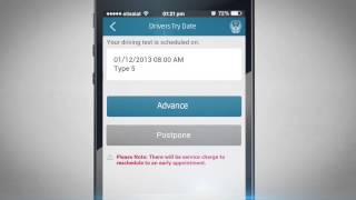 Reschedule driving test appointment via UAEMOI APP [upl. by Kcirderfla]