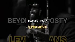 Post Malone is on Beyonces LEVIIS JEANS NEW SONG OUT NOW postmalone beyonce levisjeans [upl. by Nnaharas]