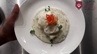 Recipe by Chef  Fish Mornay by Chef Arnab Mondal  D Y Patil University [upl. by Marella]