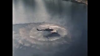 Helicopter low over a lake [upl. by Iad]