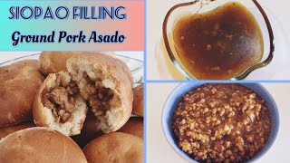 HOW TO MAKE SIOPAO FILLING USING GROUND PORK  Easy Recipe  Daizy Bagon [upl. by Sivrup]