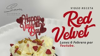 Video Receta RED VELVET  ¿Cómo preparar una Torta Red Velvet [upl. by Ardnalak]