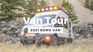 VAN TOUR  FullyLoaded 148quot AWD Ford Transit Conversion Van [upl. by Nugent]