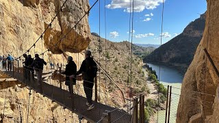 Caminito del Rey November 2023 [upl. by Yelrak]