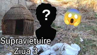 Supraviețuire Ziua 3  Am Construit Scheletul Cabanei Și Avem Un Nou Invitat 😱 [upl. by Aikal347]