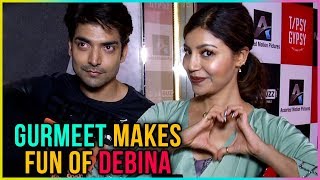 Gurmeet Choudhary MAKES FUN Of Debina Bonnerjee  Exclusive Interview  TellyMasala [upl. by Gora]