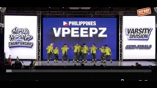 VPeepz  Philippines  Varsity Division  2024 World Hip Hop Dance Championship Semifinals [upl. by Basilio]