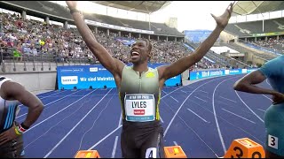 Noah Lyles Runs 995 100m BEATS Ferdinand Omanyala In Berlin [upl. by Esinrahc]