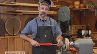 Woodworking Tips amp Techniques  EWT CarbideTipped Lathe Chisel [upl. by Nylasej78]