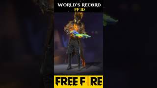 Worlds Record Of Free Fire Id 🤯😱 shorts freefireshorts [upl. by Aytnahs824]