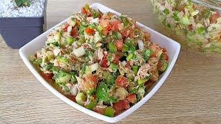 🥗La mejor ensalada de atún ¡Exquisita y deliciosa 😋🤤 [upl. by Magdalen]