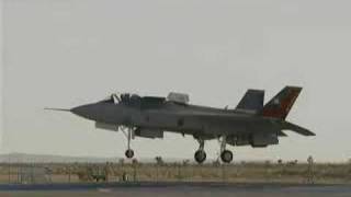 USAF Lockheed X35 Vertical Takeoff Flight Test [upl. by Phelgen]