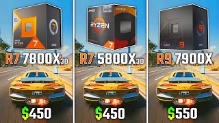 RYZEN 7800X3D vs RYZEN 5800X3D vs RYZEN 7900X  Test in 6 Games [upl. by Mahgirb65]