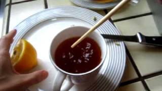 Lets have a cup of Himalayan black tea 03 with my garden lemon and orange asmr [upl. by Yendroc]