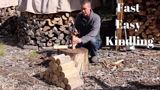 How To Make The Best Kindling [upl. by Einnij]