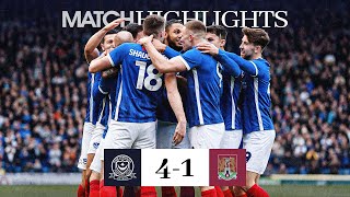 FOURMIDABLE AT FRATTON 🔥  Pompey 41 Northampton Town  Highlights [upl. by Maurene]