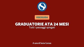 Graduatorie ATA 24 mesi come fare la domanda passo dopo passo Tutti i passaggi spiegati [upl. by Christan946]