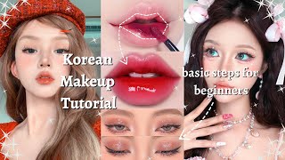 Korean Makeup Tutorial 🌸 How to do Korean Makeup  💖 beautytips glowup koreanmakeup naturalglow [upl. by Land]