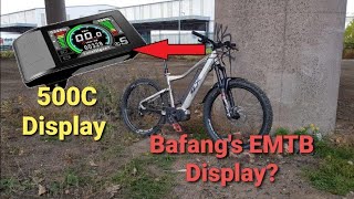 Bafang 500C Display  The best EMTB styled display [upl. by Eynaffit]