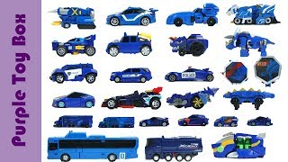 31 Blue Transformer Toys Car Airplane Animal Dinosaur Transformer [upl. by Ylagam]