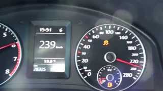 VW Scirocco 14 TSi 240 HP DSG 0240 Kmh Stage 2 Revo Acceleration [upl. by Relyat]