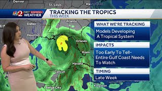 NHC Disturbance near Florida gains strength likely to become tropical depression next week [upl. by Zinnes]