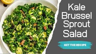 Kale Brussel Sprout Salad [upl. by Yrehc]