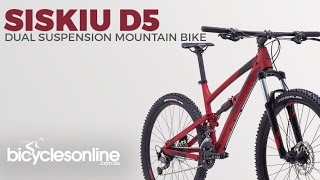 2017 Polygon Siskiu D5  Dual Suspension Mountain Bike [upl. by Attelocin]