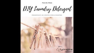 5 INGREDIENT NATURAL DIY LAUNDRY DETERGENT BABY SAFE  CHEAP  TOXIN FREE  HOMEMADE  LOW COST [upl. by Cornelia291]