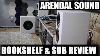 Arendal Sound  1723 THX Bookshelf amp 1961 1V Subwoofer Review [upl. by Merrick206]