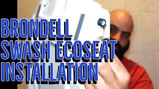 Brondell Swash Ecoseat Bidet Toilet Seat Install [upl. by Onailil553]