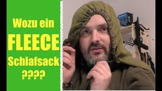 Wozu einen FLEECE Schlafsack bitte [upl. by Sherborne]