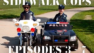 Sidewalk Cops Compilation Video  Episodes 3  7 The Litterer  Superman Texting [upl. by Alesig153]