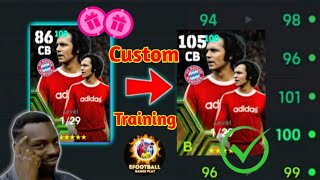 How To Train F Beckenbauer In eFootball 2024  Beckenbauer Max Level Training efootball efootball [upl. by Bob]