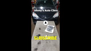 Valve Stem Repair  Leaky Tire Diagnosis  20555R16  2002 Acura RSX Type S  short [upl. by Obadias66]