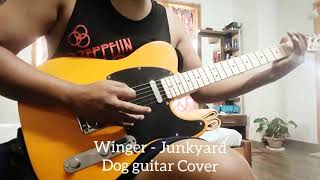 Winger  Junkyard Dog Guitar Cover [upl. by Anaitsirc]